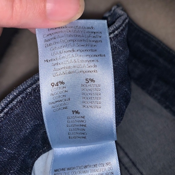 Mother Denim High Waisted Looker Jeans in Here Kitty, Kitty Glitter Racer 26 - Picture 8 of 13